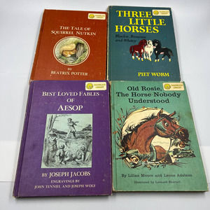 Hardcover Dandelion Library Books Antique 1940's-50's Ephemera Journal Crafting